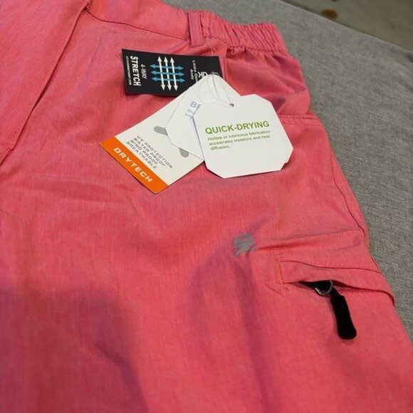 Hiking Shorts 9" Inseam, Lightweight Golf Shorts Quick Dry w/Zippered Pockets - Picture 6 of 8